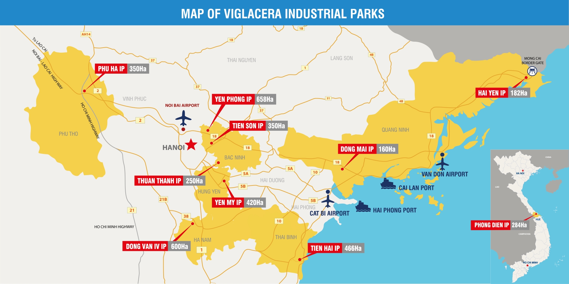 Các khu công nghiệp của Viglacera liên tục tiếp nhà đầu tư nước ngoài vào thời điểm cuối năm